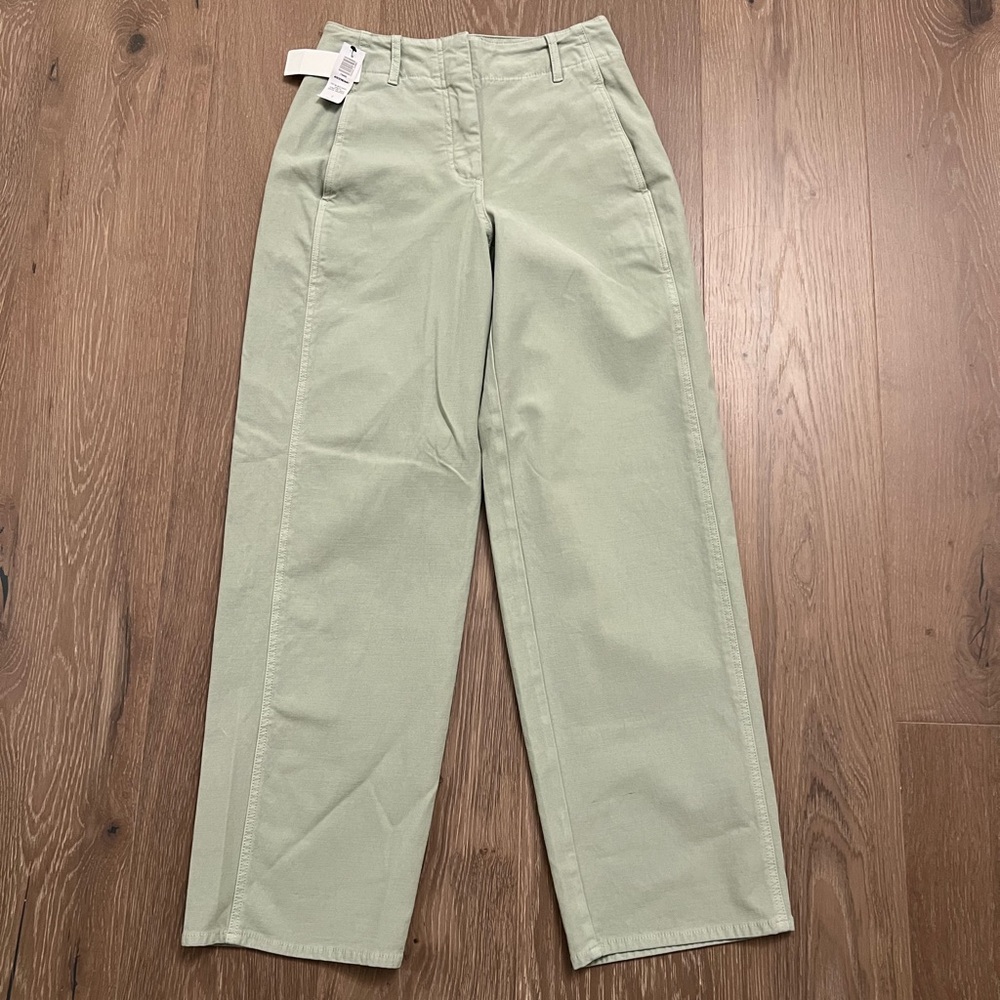 NWT Aritzia Ascendant pants size 2 in Silver Sage Green.